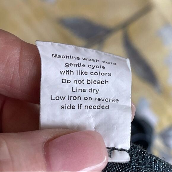 ‎Elementz Blue Ruffle Front Top, Medium - Picture 11 of 11